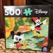 Disney Games | Disney Mickey & Minnie Mouse Nature Painting Puzzle 500pc. | Color: Green/Red | Size: Os