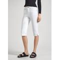 Caprijeans PEPE JEANS "SKINNY CROP" Gr. 31, N-Gr, weiß (white) Damen Jeans Röhrenjeans