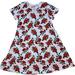 Lularoe Dresses | Lularoe Womens Dress Size 2xl Jessie White Red Roses Floral Pockets Xxl 2x Nwt | Color: White | Size: Xxl