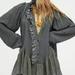 Free People Dresses | Free People Jeanette Tunice Lace Ruffle Tunic Dress Size Xs Green Victorian | Color: Green | Size: Xs