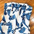 Lilly Pulitzer Dresses | Lilly Pulitzer Dress Sea Shell Seashell Beach Ocean Summer Pull On Strap | Color: Blue/White | Size: M