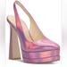 Jessica Simpson Shoes | New Jessica Simpson Mayria Slingback Platform Pumps In Light Pink Irides | Color: Pink | Size: 8.5