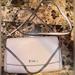 Kate Spade Bags | Kate Spade New York Leather Crossbody Shoulder Bag Purse | Color: Gray/Silver | Size: Os