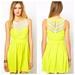 Anthropologie Dresses | Greylin Neon Yellow Xs Cocktail Dress | Color: White/Yellow | Size: Xs