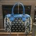 Coach Bags | Coach Butterfly Bandana Mini Bennet Satchel | Color: Black/Blue | Size: 71/2 X 9