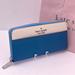 Kate Spade Bags | Kate Spade Staci Colorblock Large Continental Wallet | Color: Blue/White | Size: Large