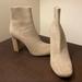 Zara Shoes | Nude Slipper Bootie From Zara | Color: Cream | Size: 8.5