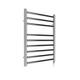 NWT Direct Fixed Temperature Electric Polished Stainless Steel Towel Rail Radiator Bathroom Heater (Pre-Filled) - 500mm (w) x 600mm - 150w Element