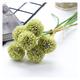 TONZN Artificial Flowers Decor 6Pcs/Bundle Mini Chrysanthemum Flower Ball Silk Artificial Flowers for Wedding Decoration Bridal Flores (Gold WQ)