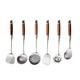CambOs 304 Stainless Steel Cooking Spoons Spatulas Kitchen Tools Gadgets Cooking Utensils 6 Pieces Sets
