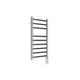 NWT Direct Thermostatic Electric Polished Stainless Steel Towel Rail Radiator Bathroom Heater (Pre-Filled) - 350mm (w) x 600mm - 150w Element