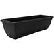 Large 60cm Black Plastic Planter Plant Pot Plastic Trough Rectangle Planter Window Planter Plant Pot (Pack Of 6)