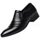 Men's Loafers Leather Moccasins Pointed-Toe Oxfords Black Shoes for Men Dress Loafers Casual Brogues Wedding Shoes 6.5uk