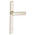 Béquille double seule aluminium Ton laqué blanc Saillie réduite 28 mm riviera pour porte épaisseur