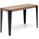 Console Lunds 39x110x75cm Noir-Vieilli. Box Furniture Noir