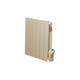 Radiateur électrique aluminum à inertie Thaj xs LVI Horizontal - 500W - Blanc - Blanc