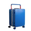 Travel Suitcase Suitcase Wide Trolley Aluminum Frame 24 Inch Suitcase for Women Strong and Durable Trolley Suitcase for Men Trolley Case (Color : Blue, Size : 20)