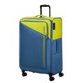 American Tourister Daring Dash Spinner L, Expandable Case, 77 cm, 107/117 L, Green/Blue (Lime/Coronet), Green/Blue (Lime/Coronet), Spinner L (77 cm - 107/117L), Suitcases & Trolleys