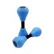 Dumbbells A pair of water sports dumbbells, water aerobic foam dumbbells, weight loss water fitness equipment for adults Dumbbell Set (Color : Blue-black, Size : 136g)