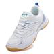 Mens Badminton Tennis Trainers Casual Athletic Sport Shoes- Ligthweight Comfortable Flat Volleyball Fitness Shoes,Blue,5 UK
