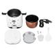 Rice Cooker,Electric Portable Multifunctional,Mini Travel Rice Cooker,Non- Stick Cooking, High-Temperature Protection,One Touch Operation,Rice Cooker Food Steamer for Cars