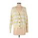 Old Navy Cardigan Sweater: Yellow Sweaters & Sweatshirts - Women's Size Small