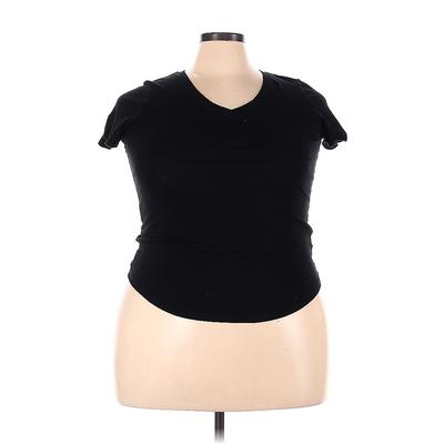 Old Navy Short Sleeve T-Shirt: Black Tops - Women's Size 4X