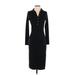 525 America Casual Dress - Sweater Dress: Black Dresses - Women's Size X-Small