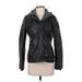 Mo-Ka Faux Leather Jacket: Black Jackets & Outerwear - Women's Size Small