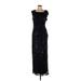 Leslie Fay Casual Dress: Black Dresses - Women's Size 10