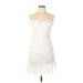 Shein Casual Dress - Mini: White Dresses - Women's Size Large