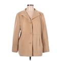 Chico's Coat: Tan Jackets & Outerwear - Women's Size Large