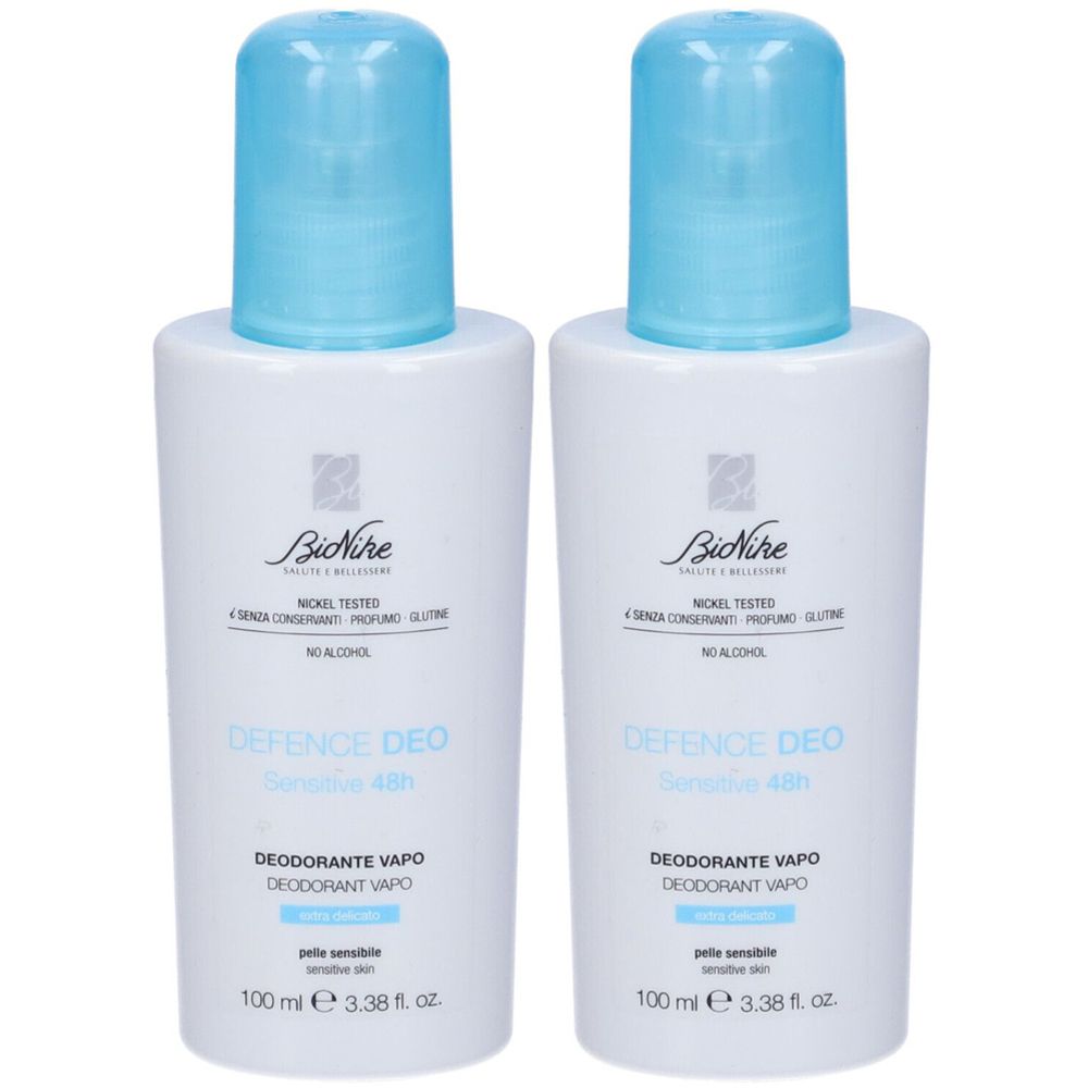 BioNike Defence Deo Sensitive 48h Deodorante Vapo 2x100 ml Spray