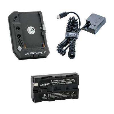 Blind Spot Gear Power Junkie V2 with NP-F550 Battery and FUJIFILM NP-W126 Battery Adapter K BSG-1302-007-02