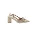 Journee Collection Heels: Ivory Solid Shoes - Women's Size 8 1/2