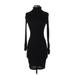 ASOS Casual Dress - Bodycon: Black Solid Dresses - Women's Size 0