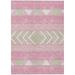 Pink 120 x 96 x 0.19 in Area Rug - Addison Rugs Chantille Area Rug w/ Non-Slip Backing Polyester | 120 H x 96 W x 0.19 D in | Wayfair ACN965PI8X10