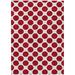 Red 0.19 in Area Rug - Addison Rugs Machine Washable Indoor/Outdoor Chantille ACN980 | 0.19 D in | Wayfair ACN980RD5X8
