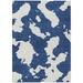 Blue/Navy 120 x 96 x 0.19 in Area Rug - Addison Rugs Chantille Area Rug w/ Non-Slip Backing Polyester | 120 H x 96 W x 0.19 D in | Wayfair