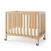 Foundations Travel Sleeper Mini Portable Crib w/ Mattress Wood in Brown | 34 H x 26 W in | Wayfair 2731040