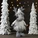 Northlight Seasonal 12.5-Inch Gray & White Standing Moose Tabletop Christmas Decoration, Faux Fur | 12.5 H x 6.5 W x 4 D in | Wayfair