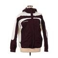Columbia Jacket: Burgundy Color Block Jackets & Outerwear - Women's Size X-Large