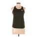 running bare Sleeveless T-Shirt: Brown Tops - Women's Size 10