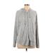 Weekends by Chico's Zip Up Hoodie: Gray Tops - Women's Size Large