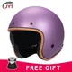 Offenes Gesicht Motorrad Helm Retro Motocross Helm Männer Vintage Jet Helm Cafe Racer vier