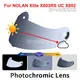 Photo chromes Visier für Nolan X-Lite X-803 X-802 X-702 X-661 x603 Helm Brille Bildschirm Schild