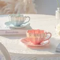 Ensemble de tasses et d'assiettes en céramique pour le thé tasse à thé haute beauté