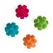 Flocked Ball with Nubs Assorted Color Dog Toy, Small