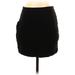 Express Outlet Casual Skirt: Black Solid Bottoms - Women's Size 4