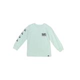 Quiksilver Long Sleeve T-Shirt: Teal Tops - Size 4Toddler